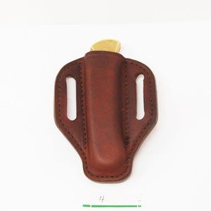 COPY - Buck knife 110 Case for folding pocket knife Brown Leather #3